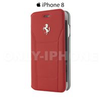 Étui iPhone 8 Ferrari Rouge